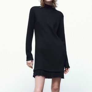 CONTRASTING SOFT DRESS